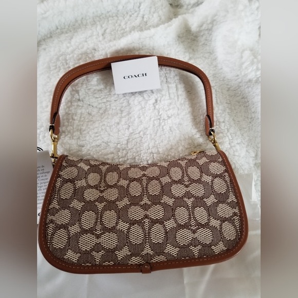 🎀NWT Authentic Disney X Coach Swinger Signature Textile Jacquard Mickey Mouse💖 - Picture 7 of 16